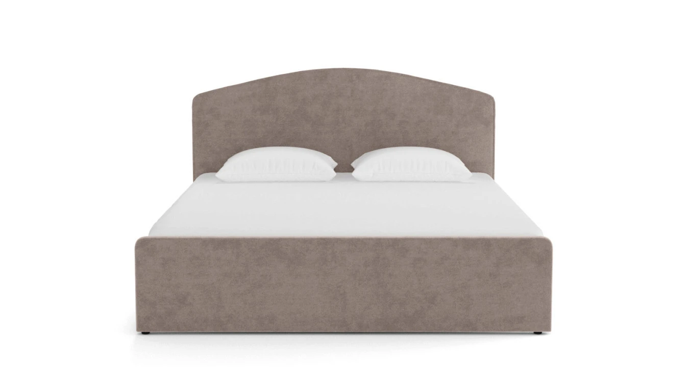 Мягкая кровать Lira с полукруглым изголовьем - 3 - большое изображение