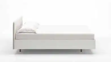 Кровать Gretta, цвет Белый текстурный из лдсп с мягким изголовьем Askona фото - 4 - превью