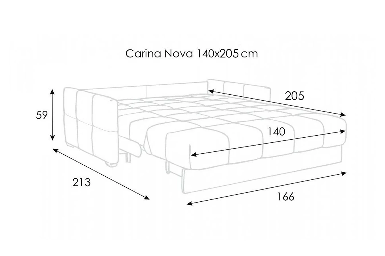 Диван-кровать CARINA Nova с коробом для белья Askona фото - 11 - большое изображение