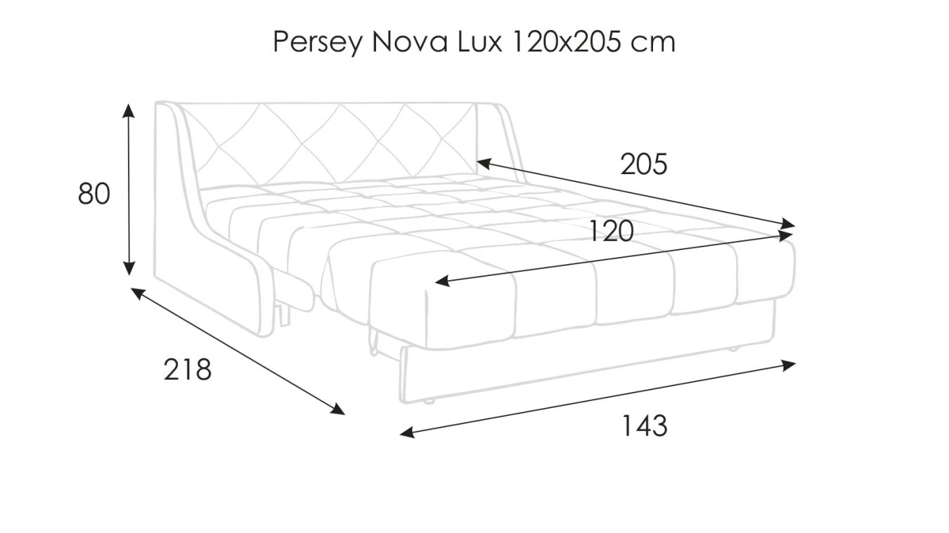 Диван-кровать PERSEY Nova Lux с коробом для белья Askona фото - 10 - большое изображение