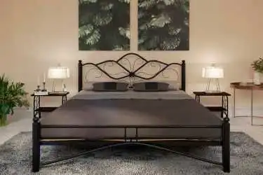 Кованая кровать LUARA, цвет чёрный Askona фото - 4 - превью