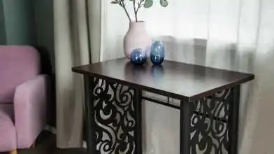 Туалетный столик Parmin, цвет Черный шагрень фото - 5 - превью
