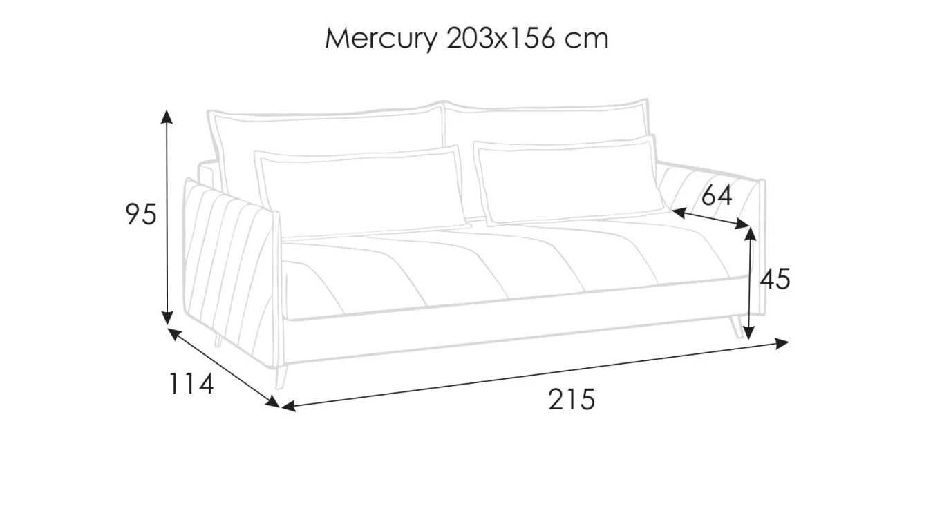 Диван-кровать Mercury с коробом для белья Askona фото - 13 - большое изображение