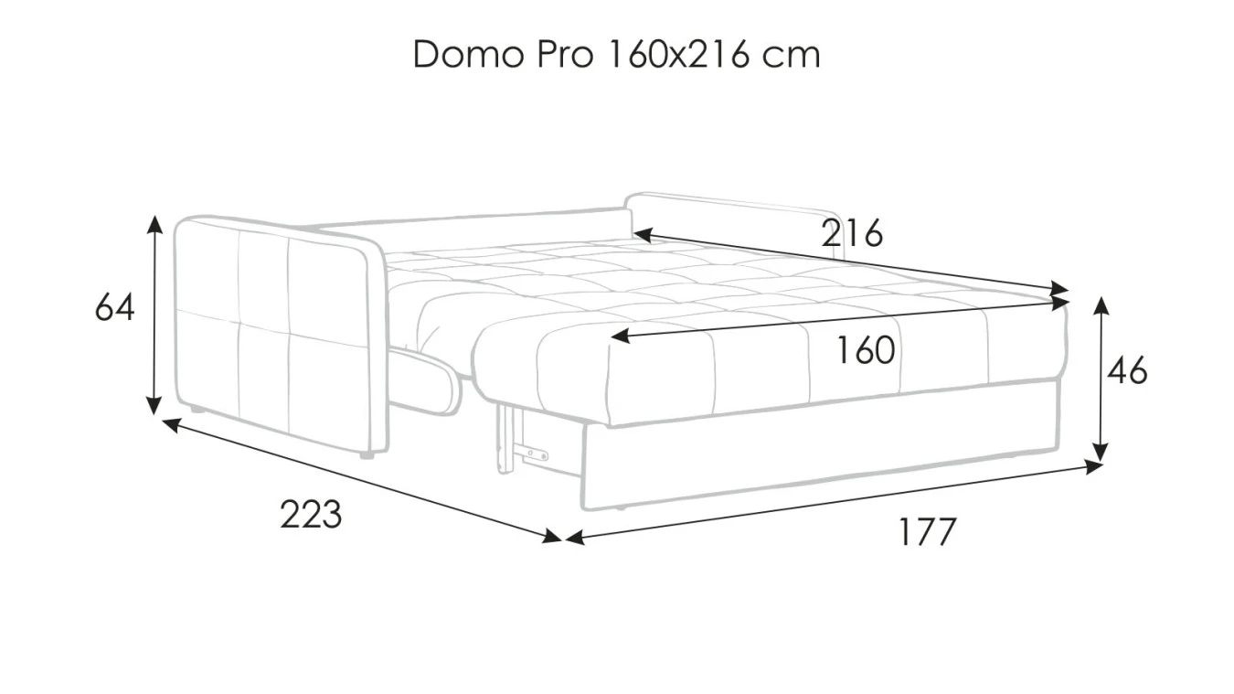 Диван-кровать Domo Pro с коробом для белья с узкими подлокотниками Askona фото - 15 - большое изображение