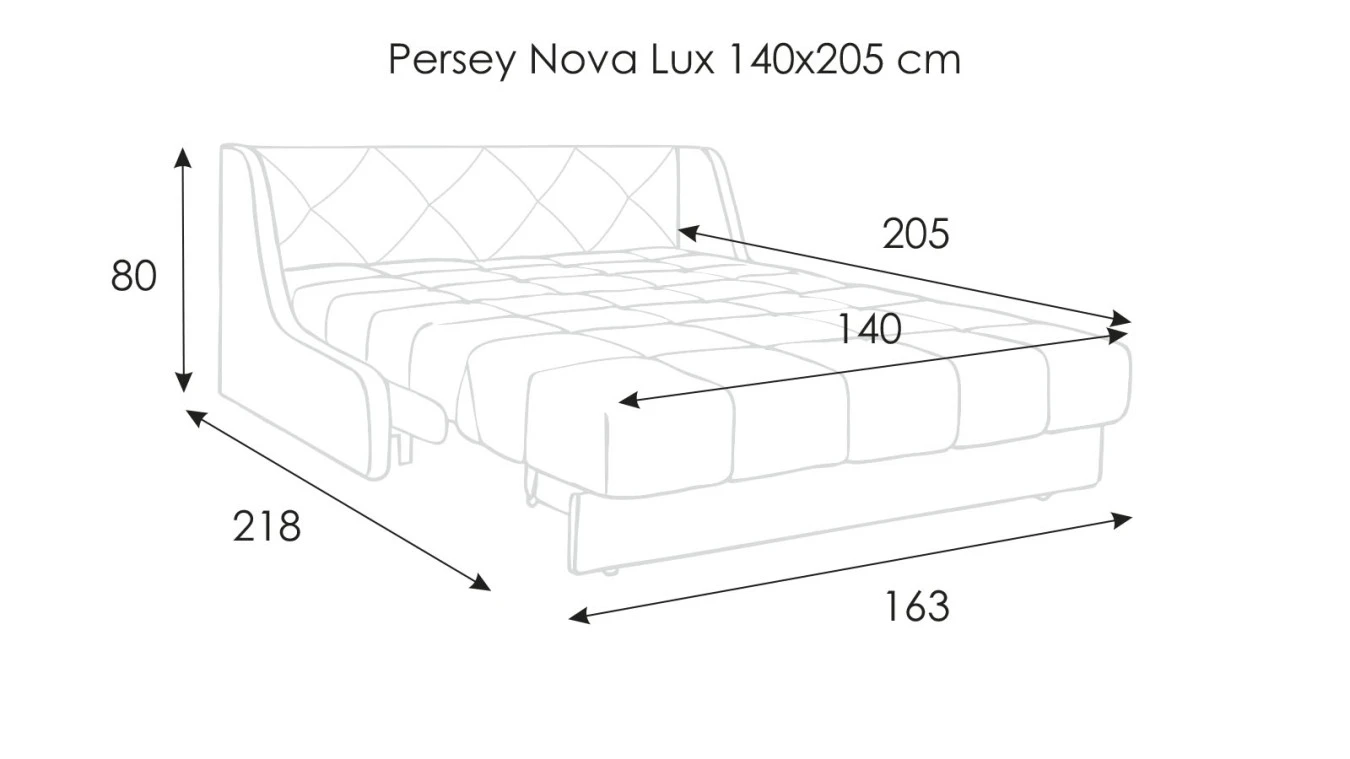 Диван-кровать PERSEY Nova Lux с коробом для белья Askona фото - 7 - большое изображение