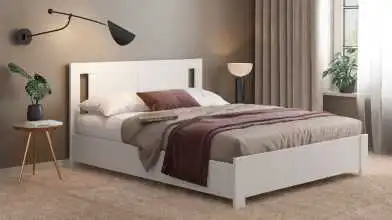 Кровать Bonnie, цвет Белый премиум с нишами в изголовье Askona фото - 1 - превью