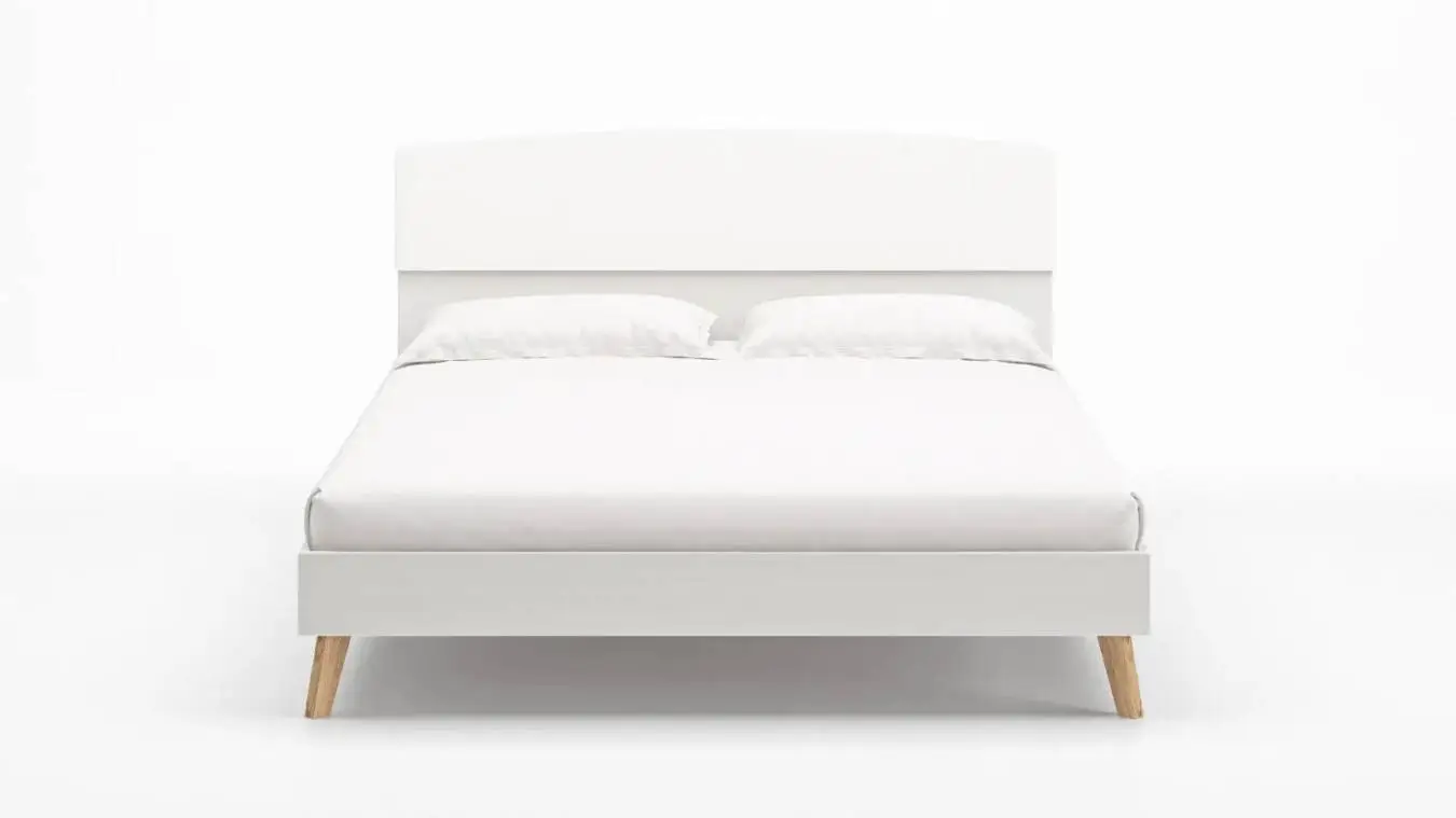 Кровать Tilda, цвет Белый премиум mWhite с мягким изголовьем Askona фото - 2 - большое изображение