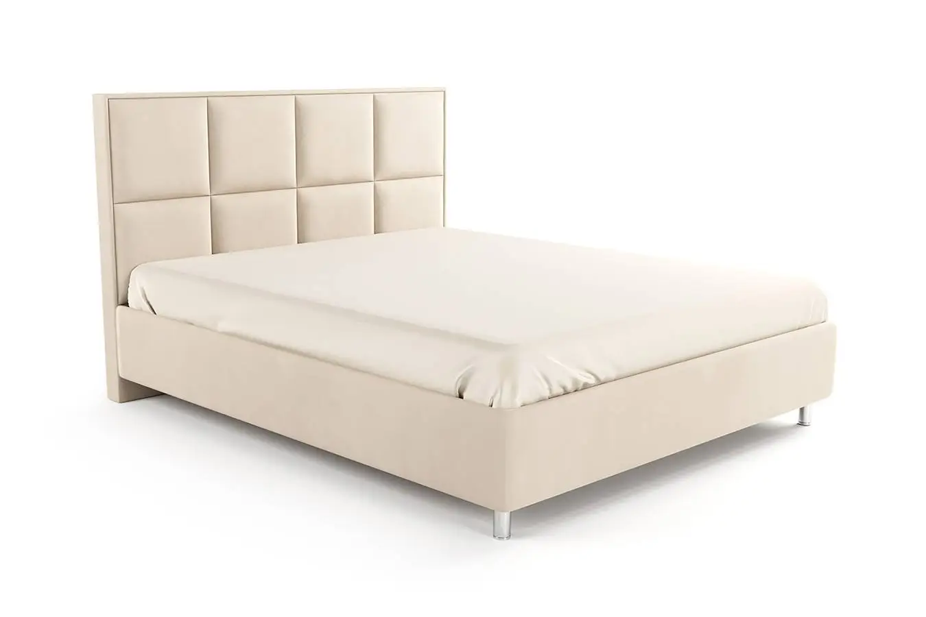 Мягкая кровать Linea с прямым изголовьем Askona фотография товара - 2 - большое изображение