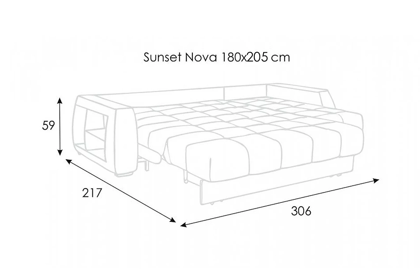 Диван SUNSET Nova угловой с бельевым коробом Askona фото - 12 - большое изображение