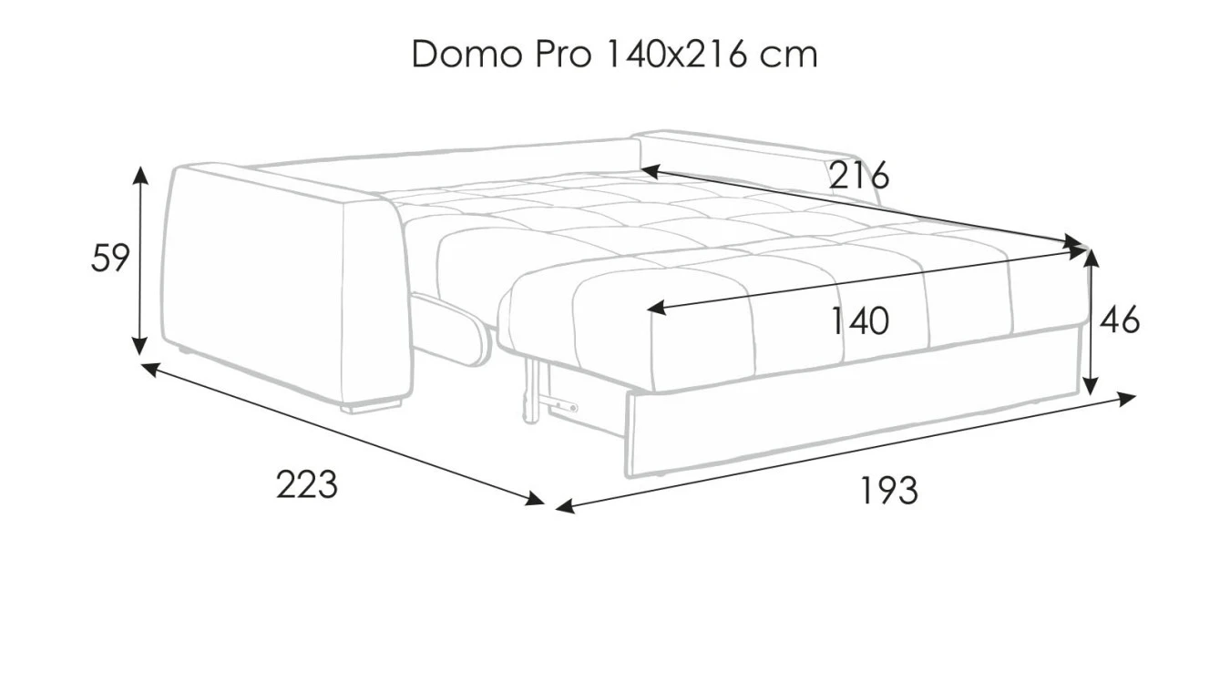 Диван-кровать Domo Pro с коробом для белья с накладками Askona фото - 15 - большое изображение