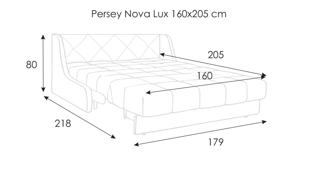 Диван-кровать PERSEY Nova Lux с коробом для белья Askona фото - 9 - большое изображение