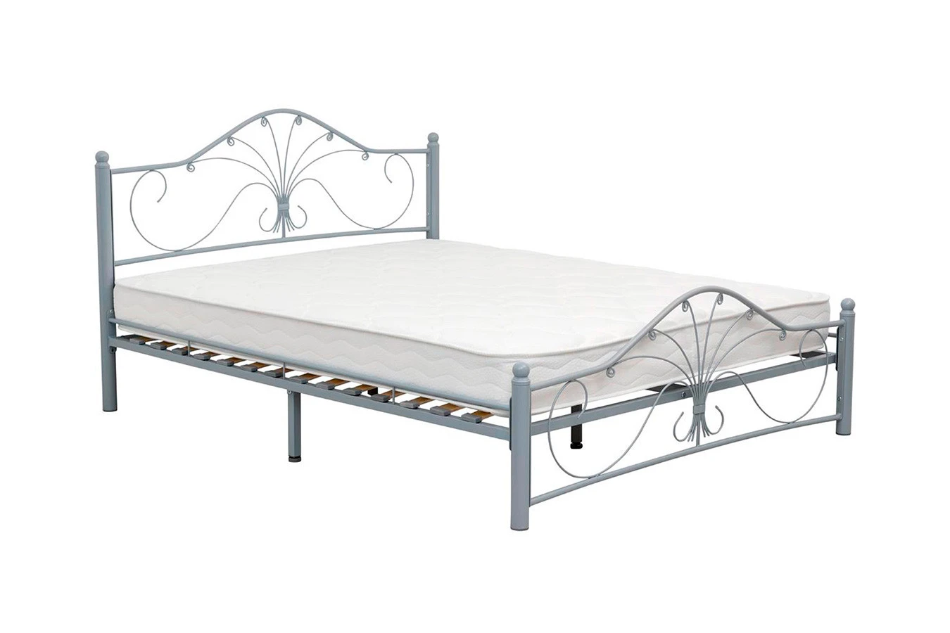 Железная кровать Provance, цвет серый Askona фотография товара - 13 - большое изображение
