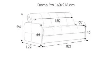 Диван-кровать Domo Pro с коробом для белья с мягкими подлокотниками Askona фото - 14 - превью