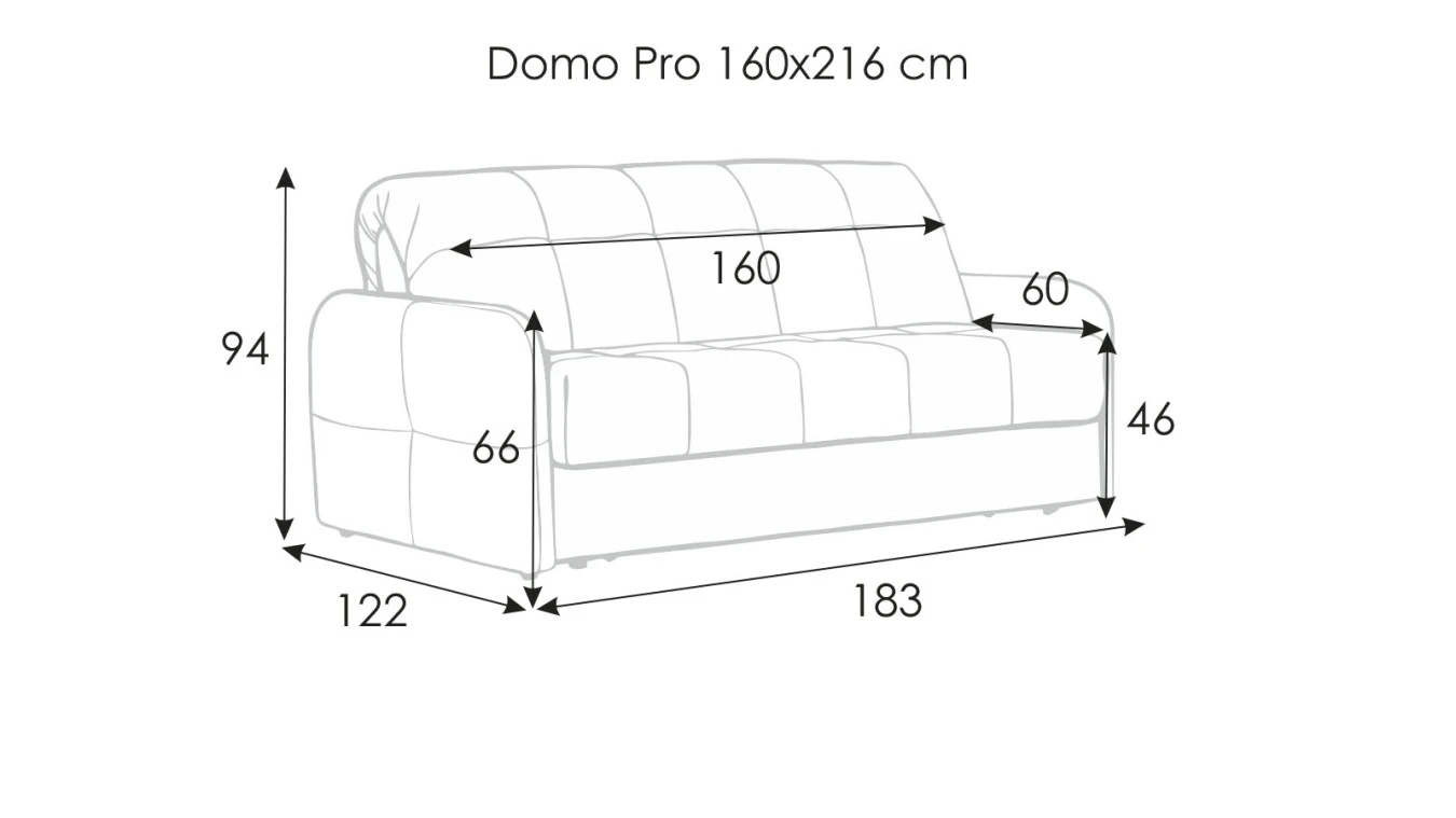 Диван-кровать Domo Pro с коробом для белья с мягкими подлокотниками Askona фото - 13 - большое изображение